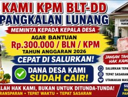 Masyarakat Desak Camat dan Bupati Tegas Awasi Penyaluran BLT Dana Desa Pangkalan Lunang Tahun 2026