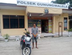 Polsek Gunung Malela Ringkus Pelaku Penggelapan Motor, Korban Sempat Rugi Rp13 Juta