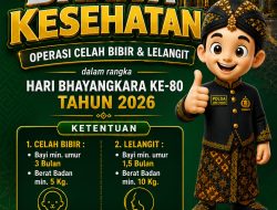 *Sambut Hari Bhayangkara ke-80, Polda Jateng Gelar Operasi Gratis Celah Bibir dan Lelangit di RS Bhayangkara Semarang*