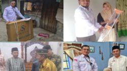 Dinsos Batu Bara Sera Kan Kursi Roda dan Tongkat,Kepada Warga T.Tiram dan Talawi