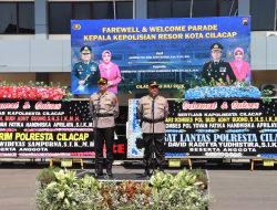 Penuh Haru dan Kebersamaan, Farewell dan Welcome Parade Tandai Estafet Kepemimpinan di Polresta Cilacap*