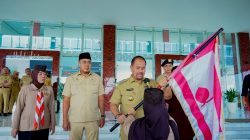 Bupati Batu Bara Lepas Kontingen Jambore Daerah Sumatera Utara XI Tahun 2026