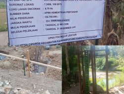 Pembangunan Irigasi Perpompaan yang di Kerjakan P3A Ngudi Lestari Diduga Asal Jadi
