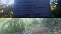 Proyek Optimalisasi Lahan   Non Rawa Gapoktan Serba Guna Diduga Mengunakan Batu Dilokasi 