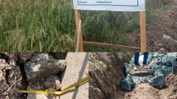 Proyek Peningkatan Jaringan Irigasi D.I Curug Geulis Dikerjakan P3A Mekarsari Jaya Diduga Asal-asalan