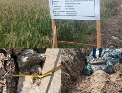 Proyek Peningkatan Jaringan Irigasi D.I Curug Geulis Dikerjakan P3A Mekarsari Jaya Diduga Asal-asalan
