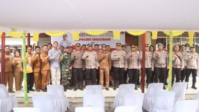 Tingkatkan Soliditas dan Perangi Narkoba, Kapolres Simalungun Kunjungi Tiga Polsek Sekaligus dalam Sehari