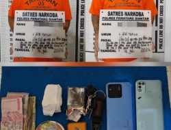 Sat Res Narkoba Polres Pematang siantar,Amankan Dua Pemuda Miliki Sabu 14,75 Gram di Jalan Seram