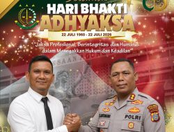 Rawat Soliditas dan Sinergitas Penegakan Hukum Demi Rasa Aman dan Keadilan, Kapolres Simalungun Sampaikan Selamat Hari Bhakti Adhyaksa Ke-66