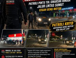 Malam Libur Diawasi Ketat, Resmob Polres Simalungun Patroli Pintu Tol Sinaksak hingga Jalur Lintas Sumut Cegah Geng Motor