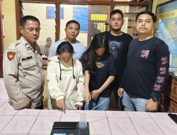 Wanita Asal Aceh Tidak Berkutik! Polsek Gunung Malela Gerebek Kamar Hiburan Malam, Dua Perempuan Penikmat Sabu Menangis Saat Diringkus