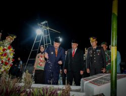 Bupati Batu Bara Hadiri Upacara Malam Taptu dan Pimpin Ziarah ke Makam Pejuang*