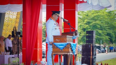 Bupati Batu Bara Pimpin Upacara Detik-Detik Proklamasi HUT ke-81 Kemerdekaan RI*