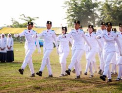 Wabup Syafrizal Pimpin Upacara Penurunan Bendera HUT ke-81 Kemerdekaan RI di Batu Bara*