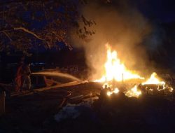 Tempat Penyimpanan Jaring Nelayan di Cilacap Terbakar, Api Sempat Menyambar Kapal 