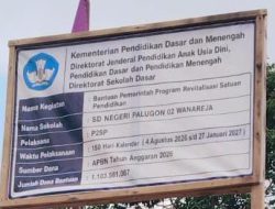 Revitalisasi SDN 02 Palugon Kecamatan Wanareja Diduga Tidak Ada Direksi Kit dan Melewati Tahun Anggaran