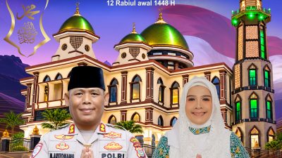 Teladani Akhlak Rasulullah, Kapolres Simalungun Sampaikan Ucapan Selamat Maulid Nabi Muhammad SAW