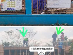 Pekerja Revitalisasi SD Muhammadiyah Caruy Diduga Tidak Mengunakan APD dan Tidak Ada Direksi Kit
