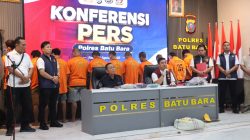 Polres Batu Bara Ungkap 10 Kasus 3C, 17 Tersangka Diamankan