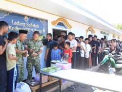 Ladang Sedekah Kodim 0703/Cilacap Jadi Sarana Ibadah Bersama, Berbagi dan Perkuat Komsos