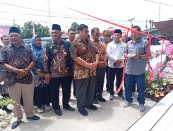 Kepala Desa Muhammad Azhar Menegaskan Komitmen Pelayanan Dan Peresmian Kantor Kepala Desa Bangun Berlangsung Khidmat Dan Lancar.