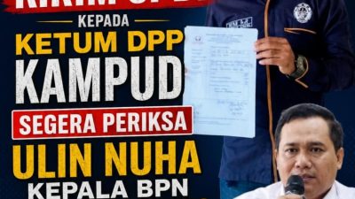 OMBUDSMAN Lampung Kirim SPDP Kepada DPP KAMPUD, Segera Periksa Ulin Nuha Kepala BPN Bandar Lampung