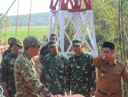 Pastikan Siap Digunakan, Dandim 0703/Cilacap Tinjau Jembatan Perintis Garuda di Wanareja