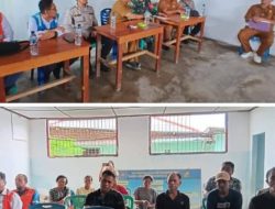 Polsek Silou Kahean Hadiri Musyawarah Pemasangan Tiang Listrik, Polisi Dorong Penyelesaian Persoalan Secara Humanis