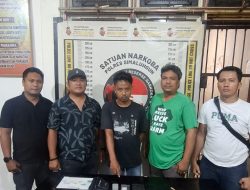Satres Narkoba Polres Simalungun Amankan Angga, Sabu 15,65 Gram Disita dari Talun Saragih
