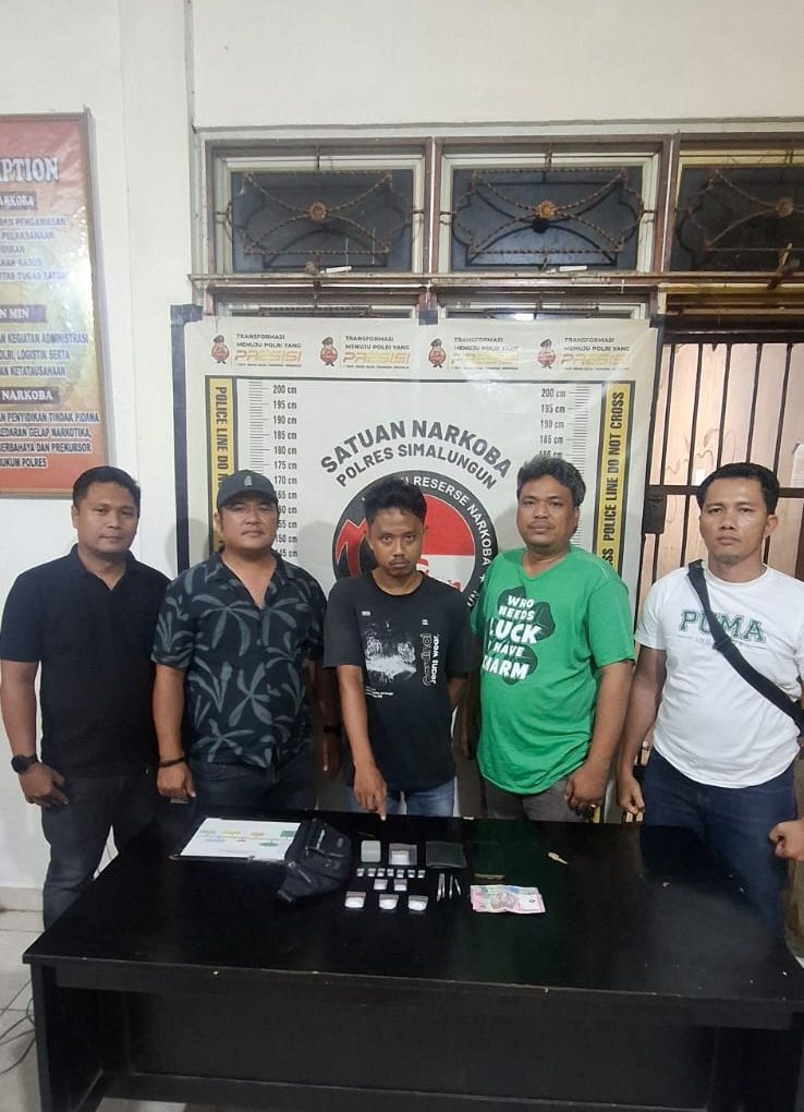 Satres Narkoba Polres Simalungun Amankan Angga, Sabu 15,65 Gram Disita dari Talun Saragih