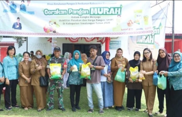Jaga Stabilitas Harga dan Kendalikan Inflasi, Pemkab Simalungun Gelar Gerakan Pangan Murah di Empat Kecamatan