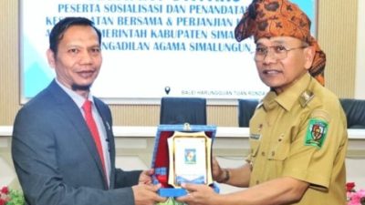 ‎Pemkab Simalungun dan Pengadilan Agama Jalin Sinergi Pelayanan Publik Melalui MoU dan PKS‎ PERS