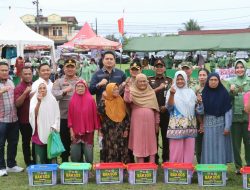 Tingkatkan Sinergitas TNI-Polri, Kapolres Simalungun Hadiri Bazar Murah Peringatan HUT TNI Ke-81 di Rambung Merah