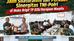Kapolres Simalungun Jalin Silaturahmi dan Perkuat Sinergitas TNI-Polri di Mako Brigif TP 036/Harajaon Marpitu