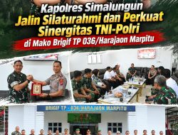Kapolres Simalungun Jalin Silaturahmi dan Perkuat Sinergitas TNI-Polri di Mako Brigif TP 036/Harajaon Marpitu