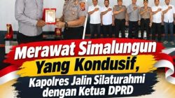 Merawat Simalungun Yang Kondusif, Kapolres Jalin Silaturahmi dengan Ketua DPRD