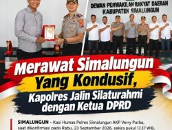 Merawat Simalungun Yang Kondusif, Kapolres Jalin Silaturahmi dengan Ketua DPRD