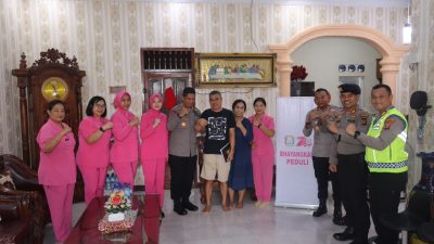 Kapolres Pematangsiantar Anjangsana Personel yang Sakit