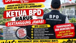 LPJ Dana Desa Aek Korsik TA 2021 Disorot: Rp806,9 Juta Dipertanggungjawabkan, BPD Diminta Buka Mata dan Dokumen