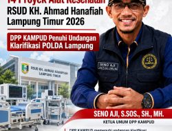 DPP KAMPUD Hadiri Undangan Klarifikasi di POLDA Lampung: Usut Dugaan Korupsi 14 Proyek Alkes RSUD KH Ahmad Hanafiah*
