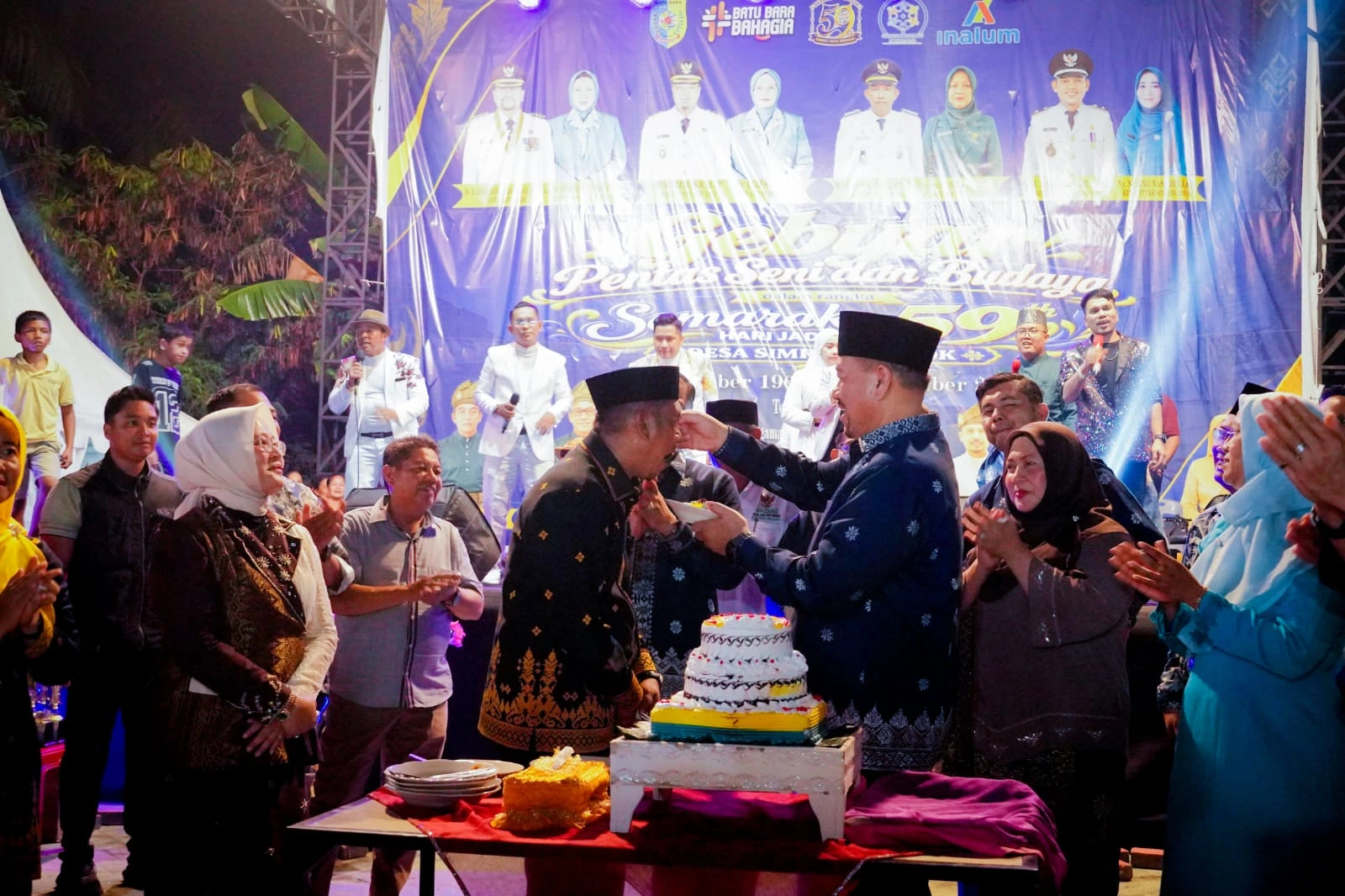 Bupati Batu Bara Hadiri Semarak Hari Jadi ke-59 Desa Simpang Dolok