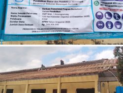 Pekerjaan Revitalisasi SMP Muhammadiyah 1 Karangpucung Diduga Tidak Transparan