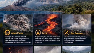 Waspada Bahaya Susulan Erupsi Gunung Api, Kapolres Simalungun Imbau Masyarakat Kenali Jenis Ancamannya