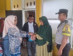 Bhabinkamtibmas Bosar Maligas Pantau Posyandu, Dukung Program Gizi Bumil dan Balita di Nagori Tinjowan