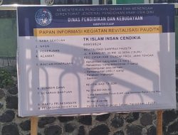 Pembangunan Rehab TK Islam Insan Cendikia Diduga Tidak Transparan Ada Apa