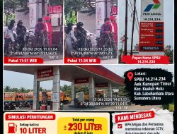 LAPORAN DUGAAN PENGISIAN PERTALITE BERULANG DI SPBU AEK KANOPAN DITERUSKAN KE DIREKTORAT BBM BPH MIGAS