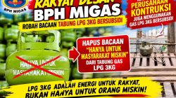 PROTES MASYARAKAT: DIDUGA LPG 3 KG BERSUBSIDI DIGUNAKAN UNTUK PEKERJAAN REHABILITASI JEMBATAN KELAPA SEBATANG