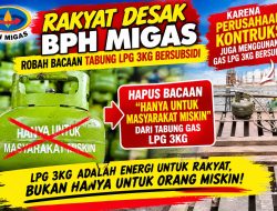PROTES MASYARAKAT: DIDUGA LPG 3 KG BERSUBSIDI DIGUNAKAN UNTUK PEKERJAAN REHABILITASI JEMBATAN KELAPA SEBATANG