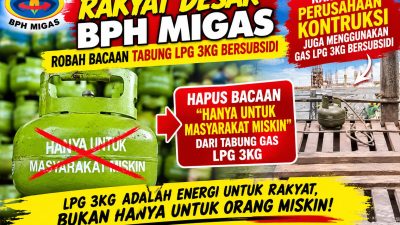 PROTES MASYARAKAT: DIDUGA LPG 3 KG BERSUBSIDI DIGUNAKAN UNTUK PEKERJAAN REHABILITASI JEMBATAN KELAPA SEBATANG