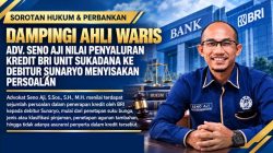 Dampingi Ahli Waris, Adv Seno Aji Nilai Penyaluran Kredit BRI Unit Sukadana Ke Debitur Sunaryo Menyisakan Persoalan
